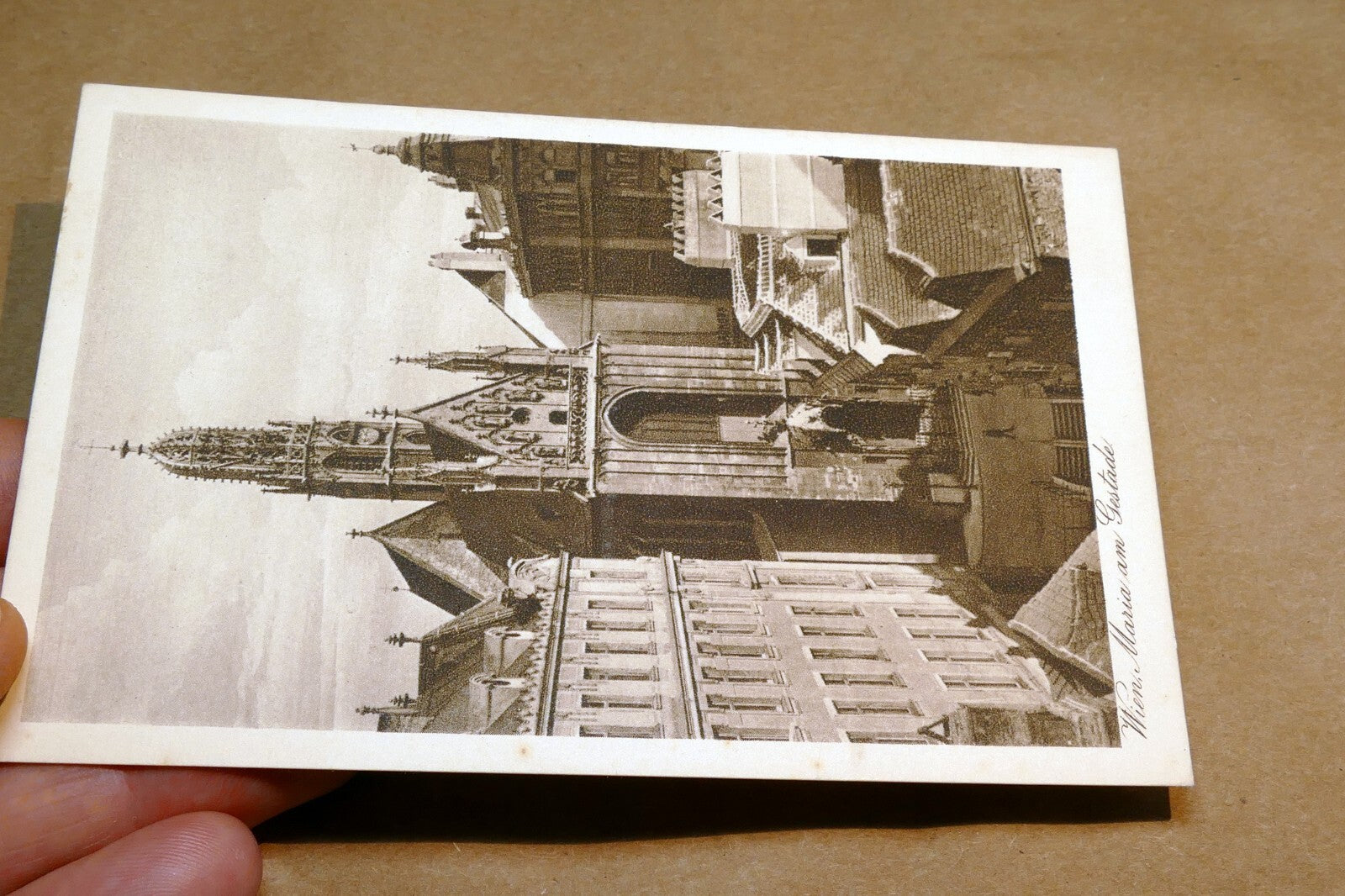 Vienna Maria am Gestade Church  1930's postcard Austria - unposted