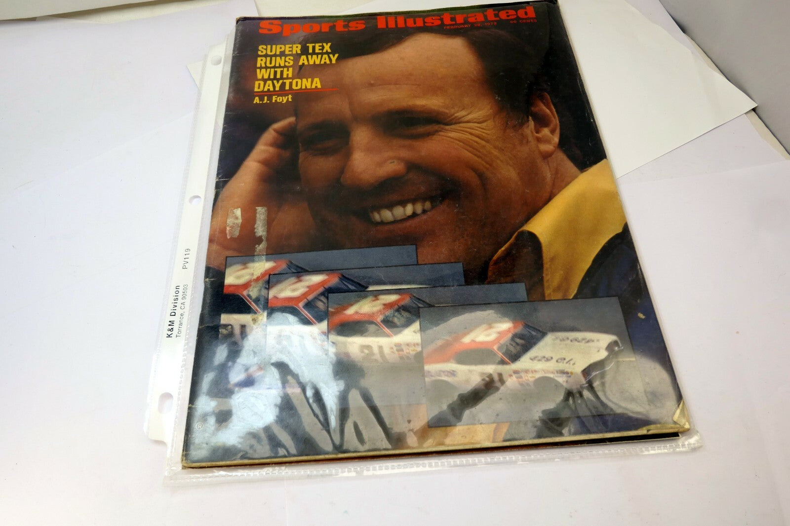 Sports Illustrated Magazine February 1972 Super Tex Runs Away with Daytona