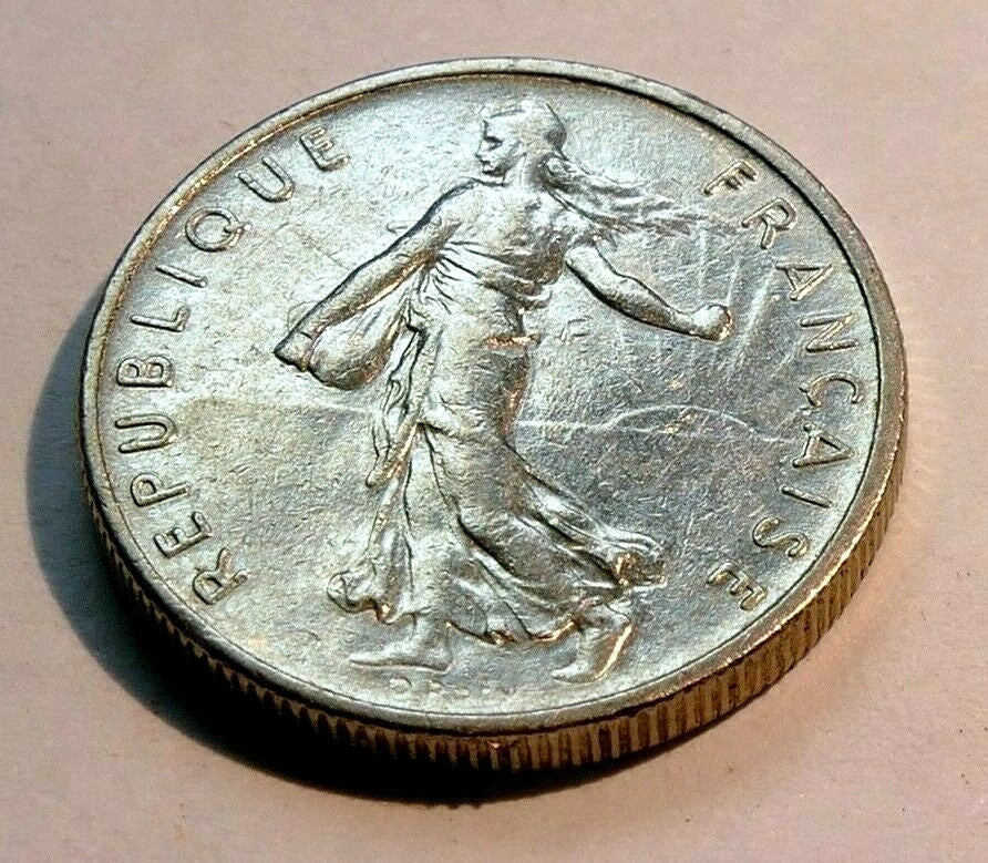 République français 1/2 franc 1970 coin france