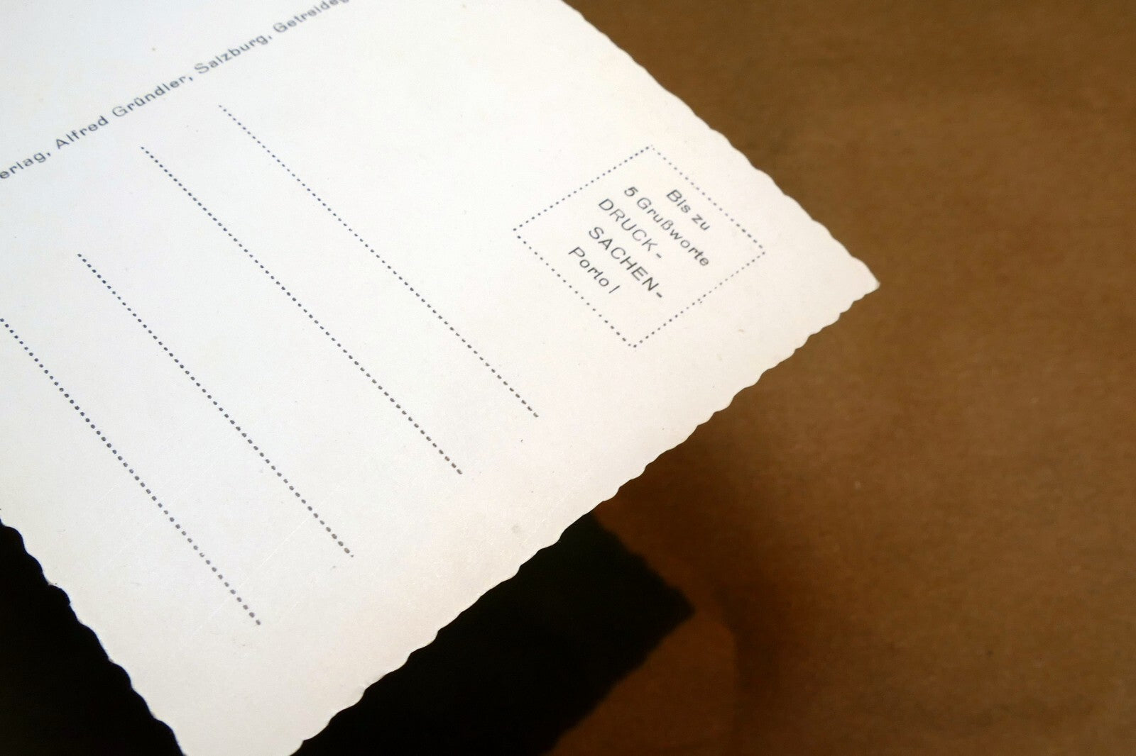 Limbergsperre Kaprun Austria landscape postcard 1930's - unposted