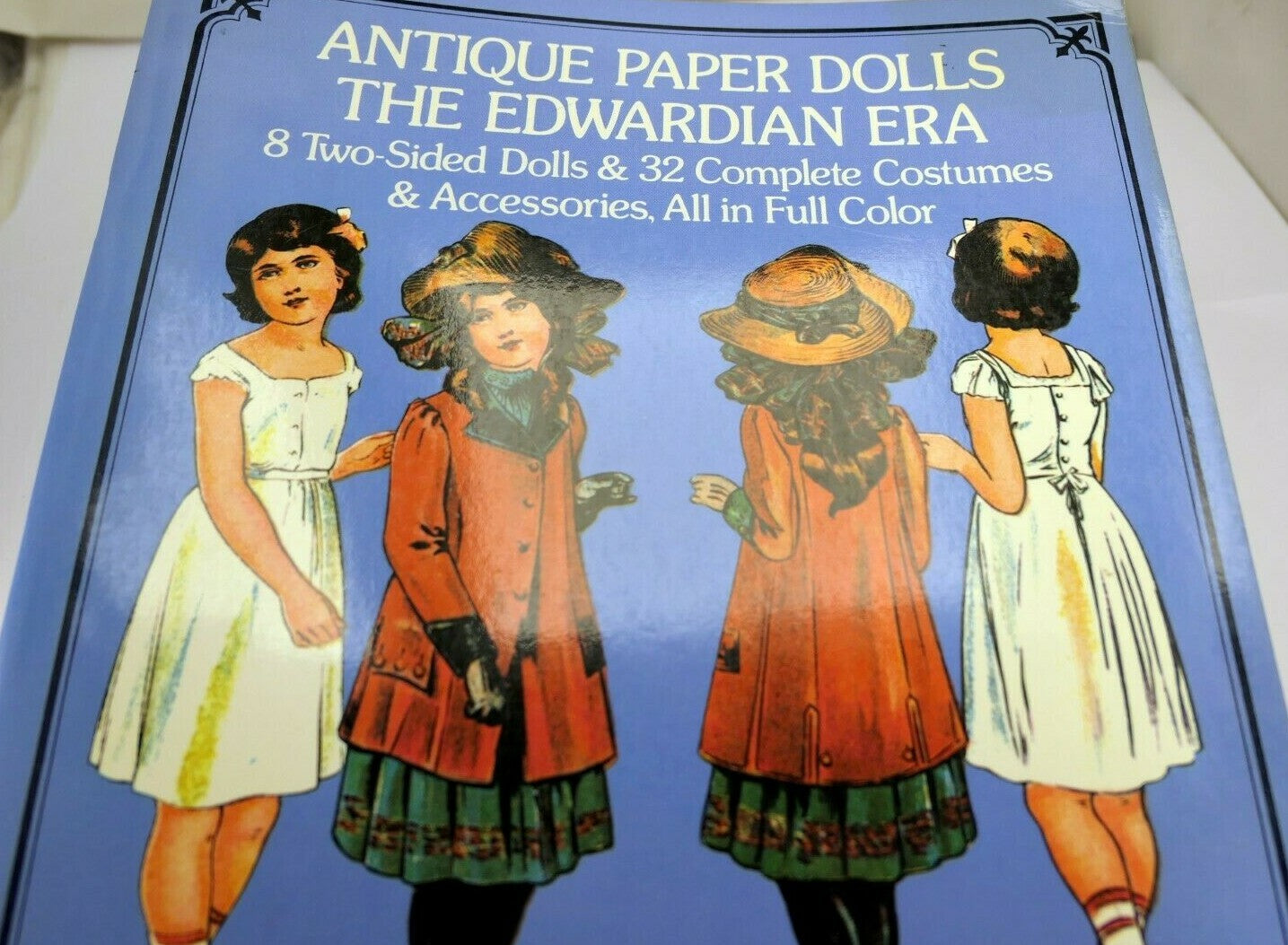 Antique paper dolls : the edwardian era by epinal (1975, paperback) in full color