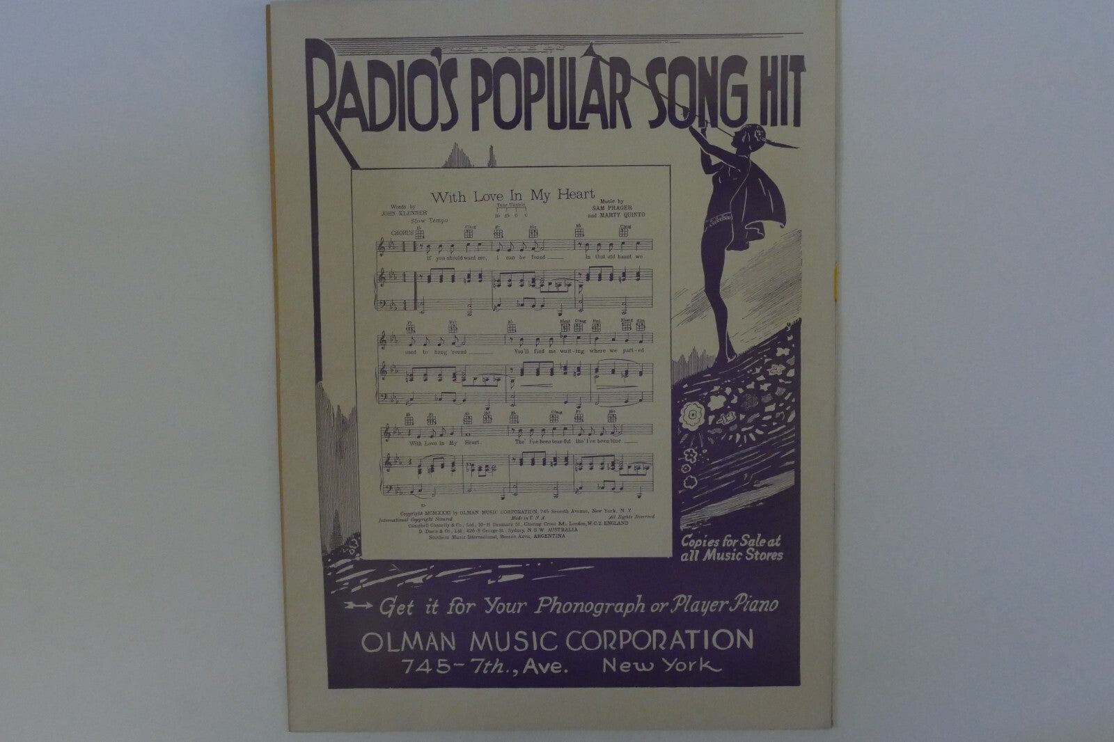 Tell-Tales, 1931, by Charles O'Flynn, Bobbe Robinson and Lou Vardi
