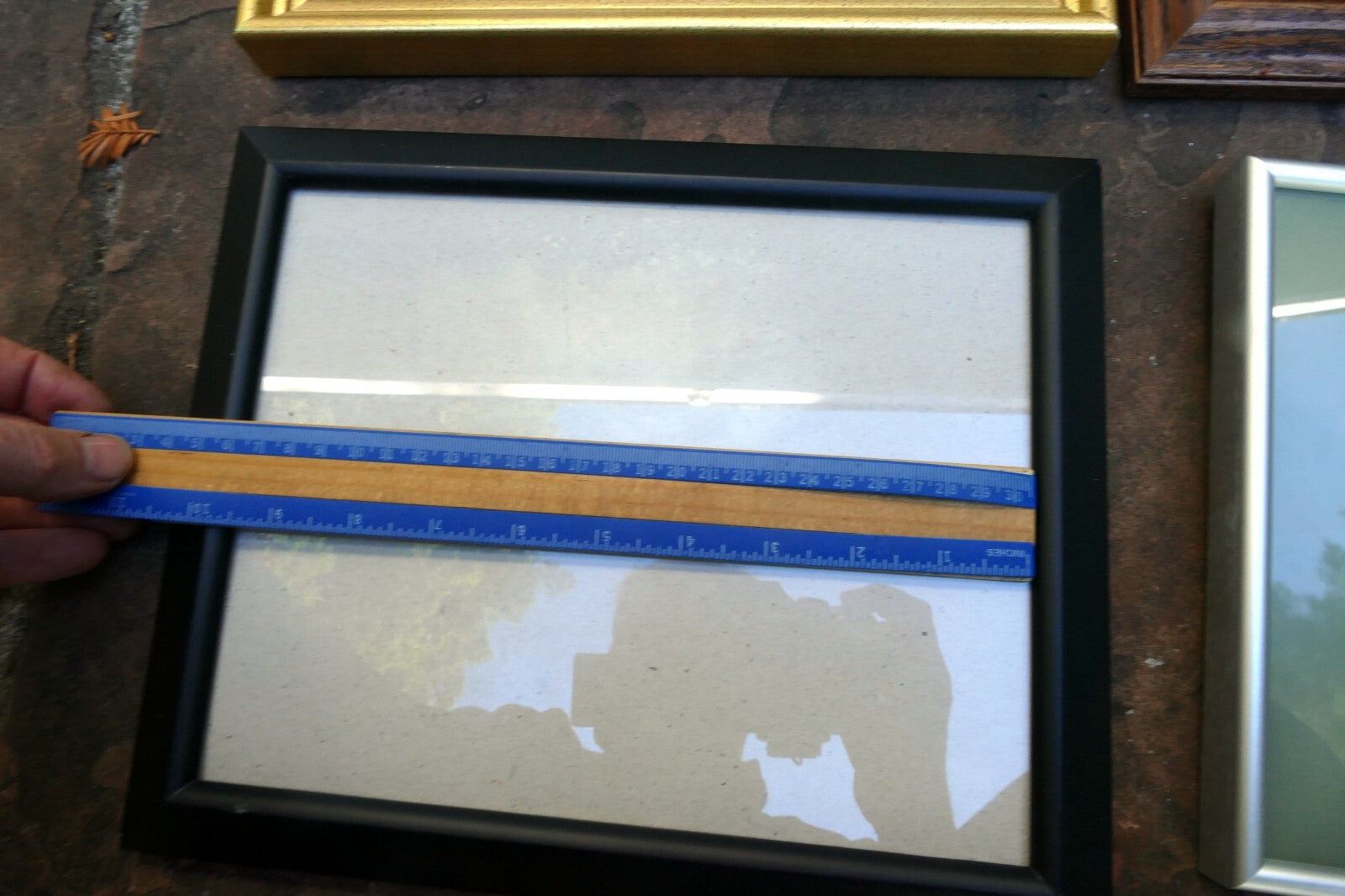 Pack of 4 Glass Wood Picture Portrait Frame  5X7" 8X10" Art Photo