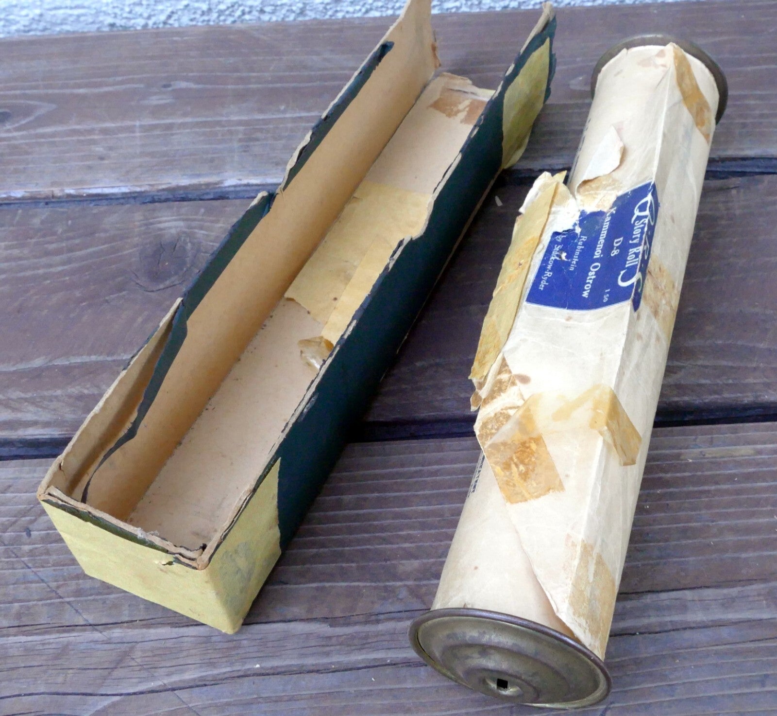 Qrs story roll d 8 kammenoi ostrow rubinstein   as is poor condition