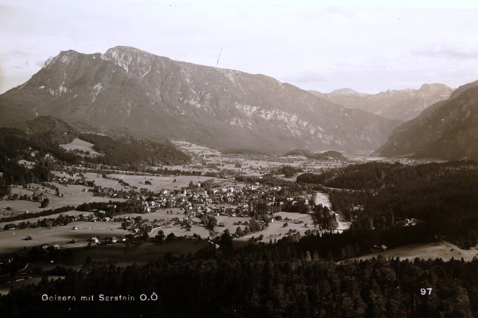 Goisern austria postcard 1940's   unposted