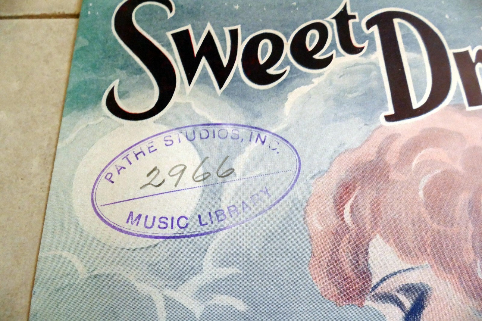 Sweet Dreams by Milton Ager 1928 Yellen & Bornstein Inc. New York