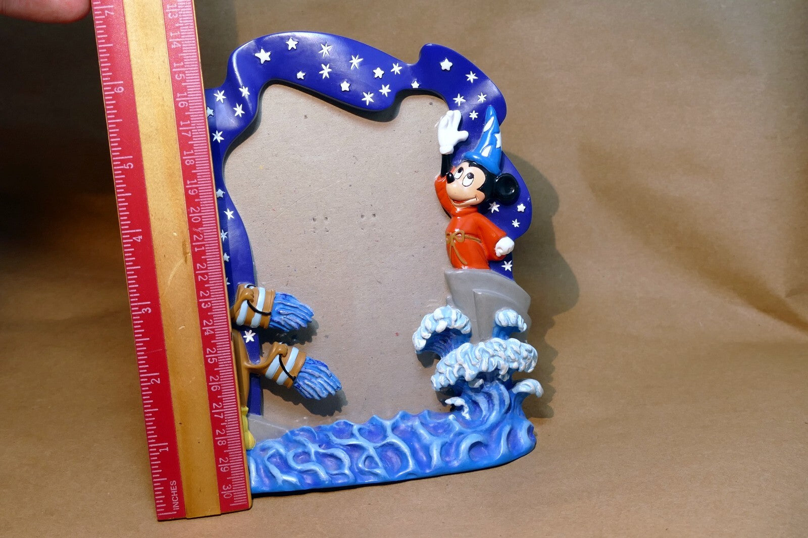 3X5" PICTURE FRAME Vertical Desktop 6"x4" free standing Disney Mickey boyrs blue