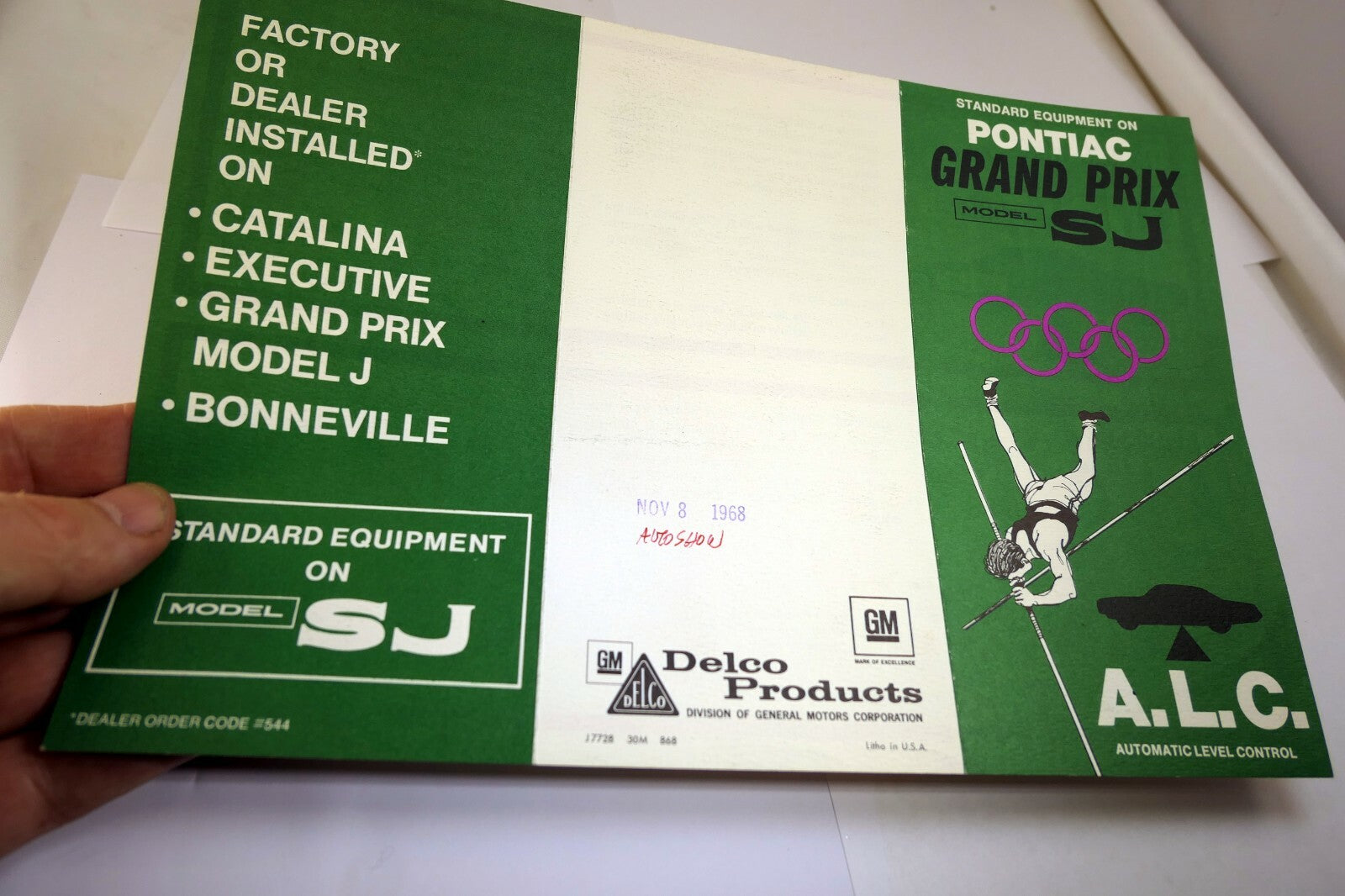 Delco Products ALC Pontiac  magazine  clippings Advertisement Ad