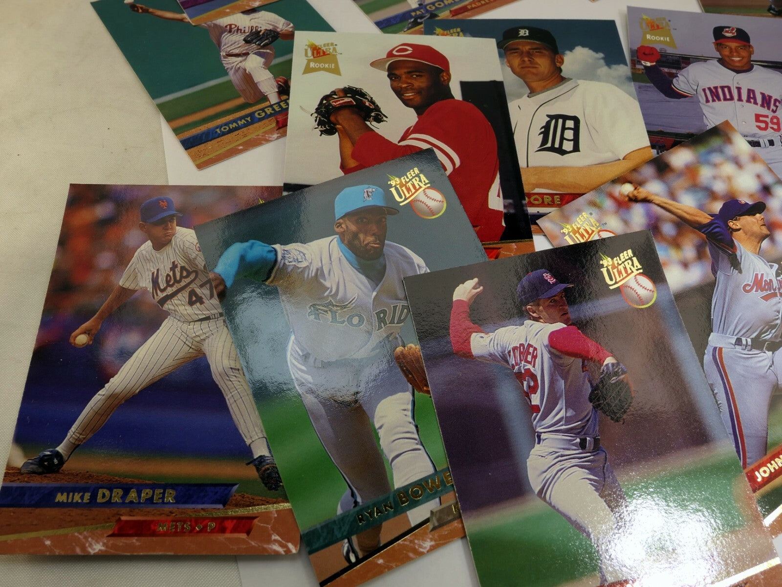 Fleer ultra '93 1993 baseball trading cards lot of 14 cards limited edition