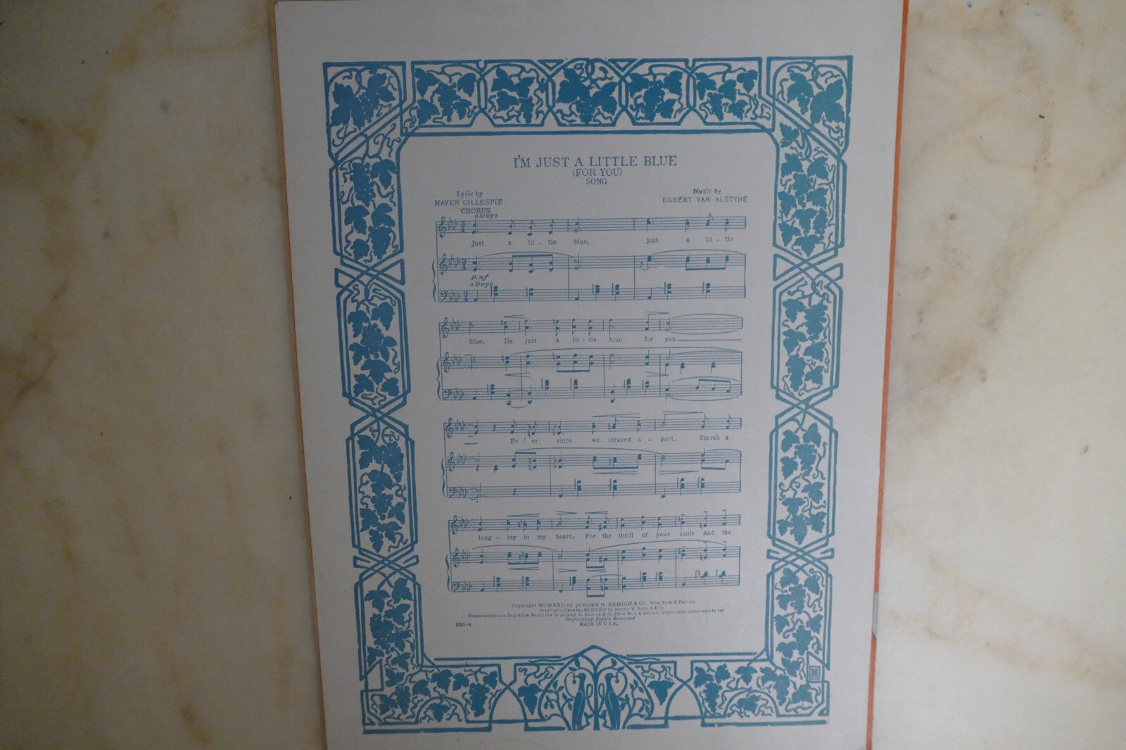 Everything Is K.O. In K-Y. 1923 by Richard A. Whiting and Raymond B. Egan