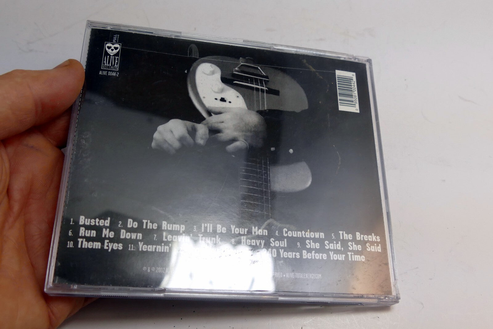 Cover art only Black Keys The Big Come Up 0044-2 Alive Records  (NO CD included)