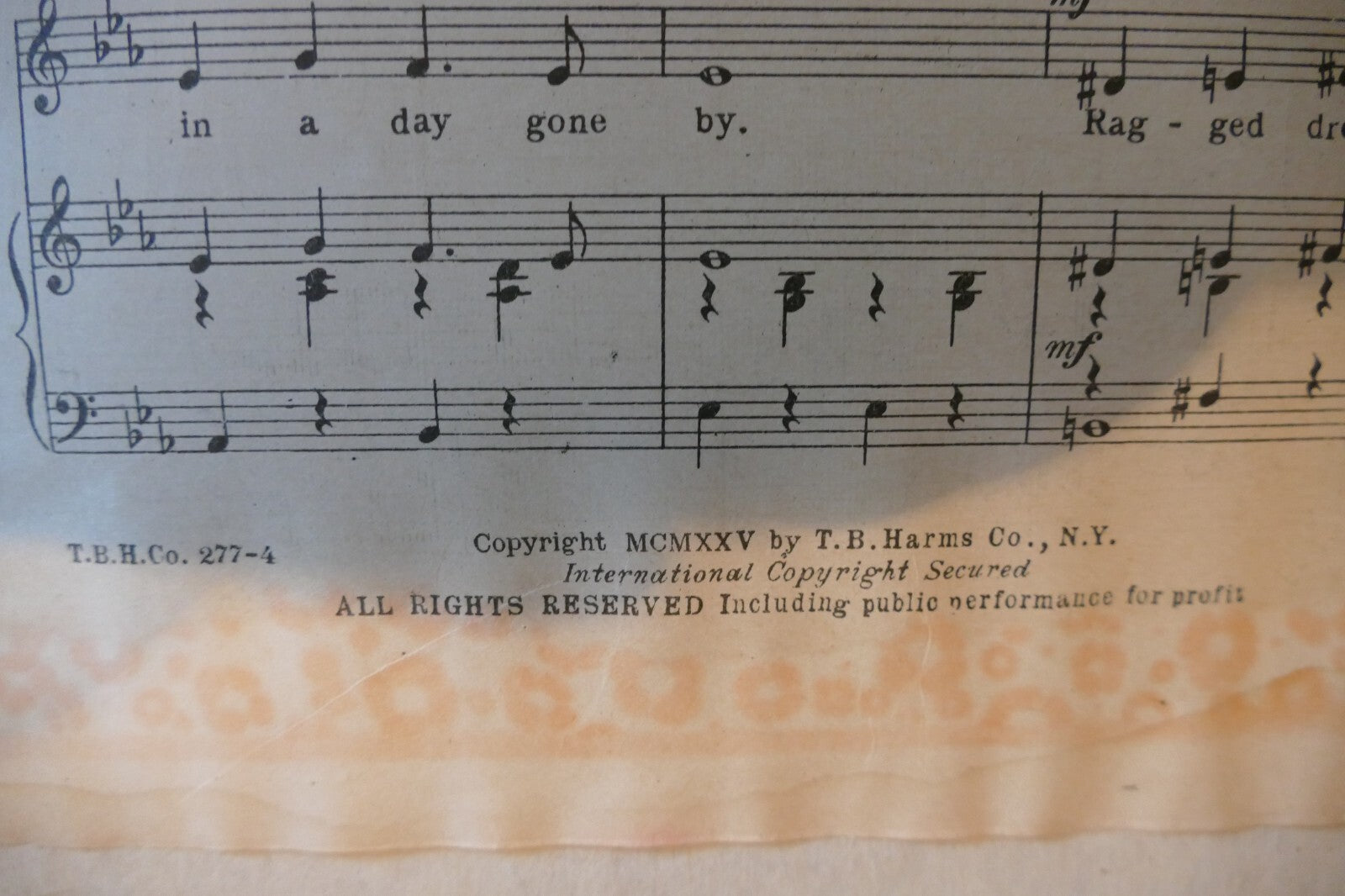 Sunny 1925, from "Sunny", by Jerome Kern, Otto Harbach and Oscar Hammerstein 2nd