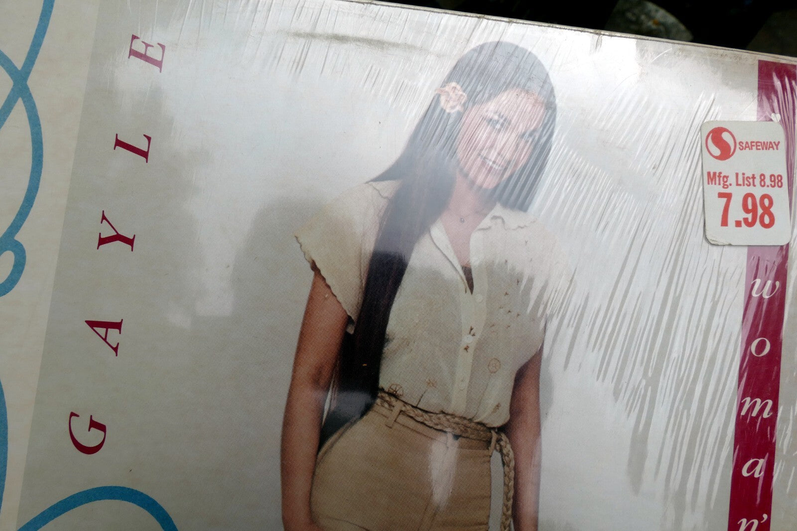 Crystal gayle   a woman's heart (l00 1080)   12" vinyl record liberty lp   ex