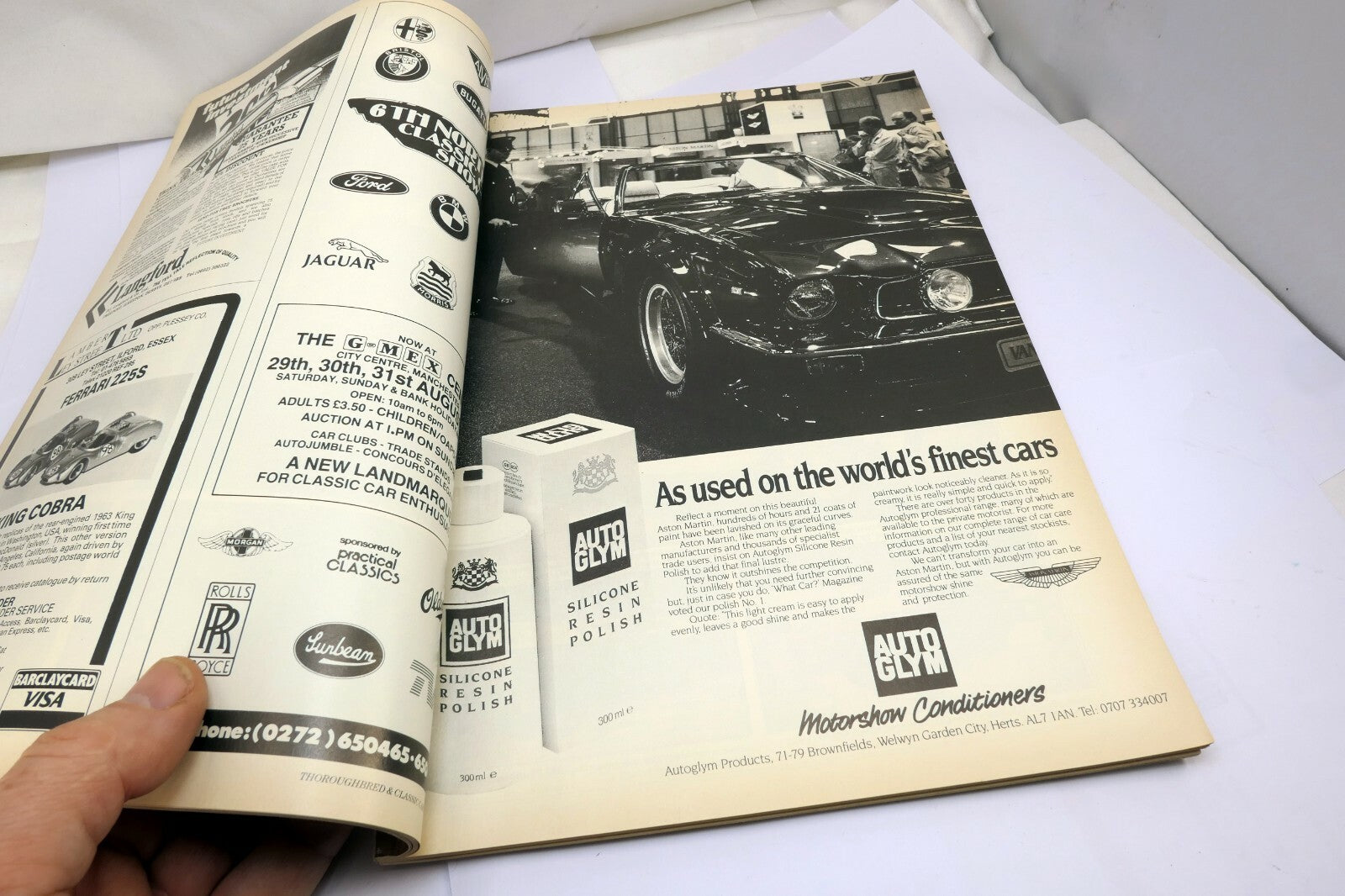 Thoroughbred & Classic Cars Magazine July 1987 Brits at LE Mans price guide
