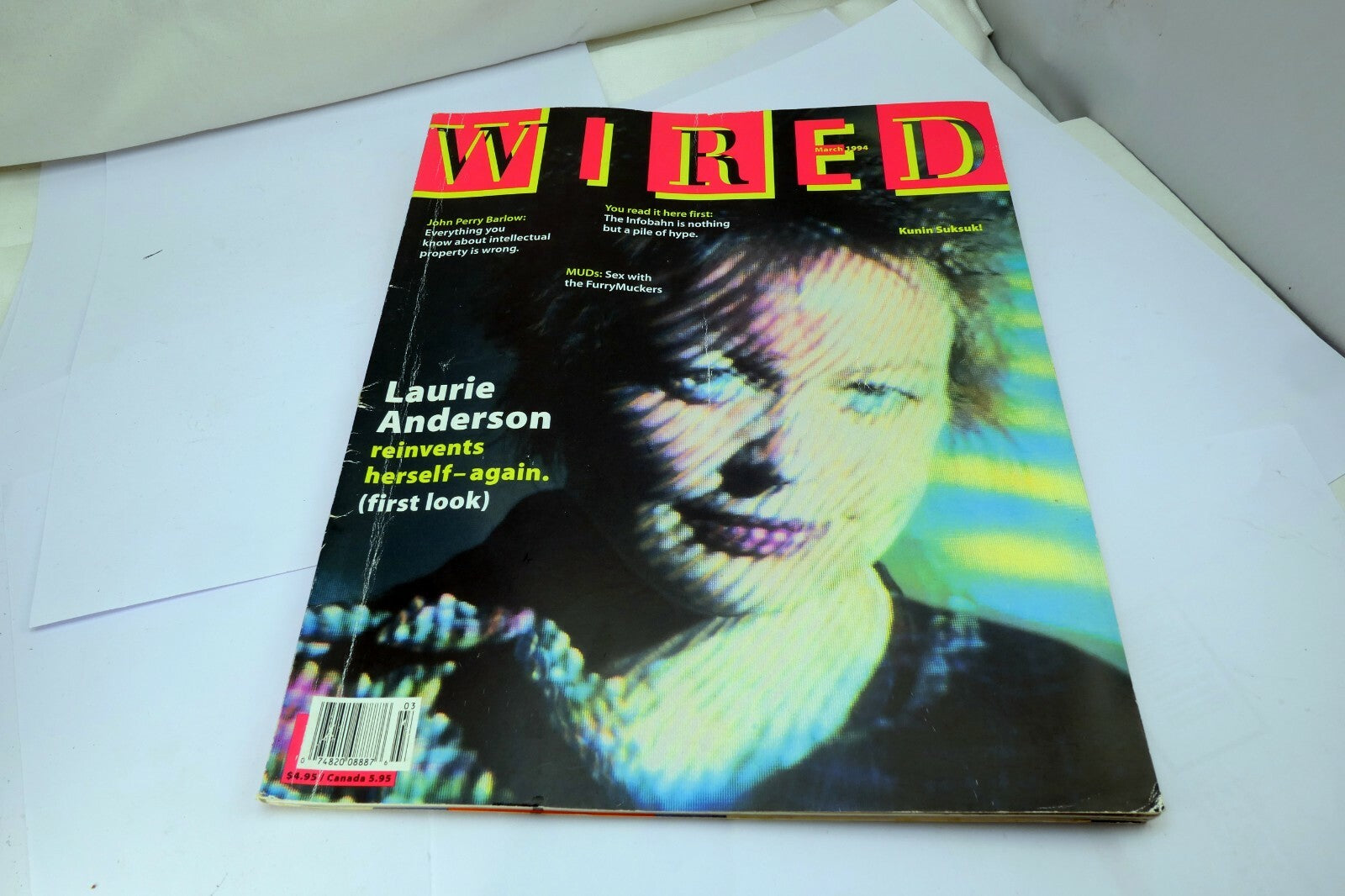 WIRED MAGAZINE March 1994 Laurie Anderson MUDs- sex with FurryMuckers