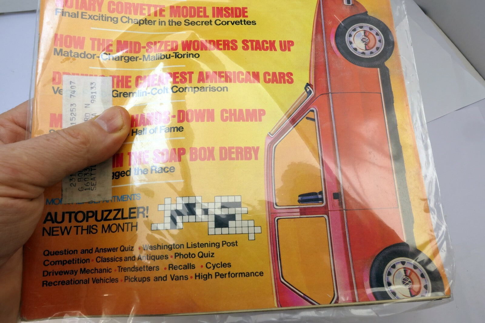 Motor Trend Magazine January 1974 Is Volkswagen Dumping Bug? Rotary Corvette