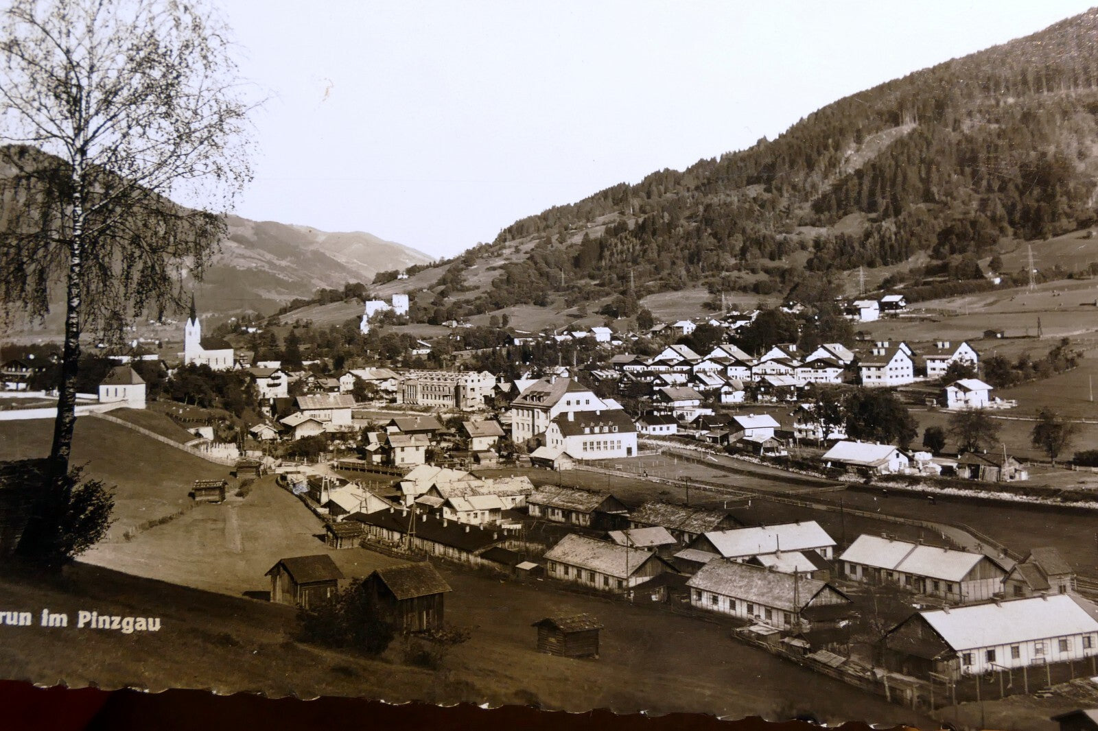 Kaprun im pinzgau austria landscape alps postcard 1930's   unposted