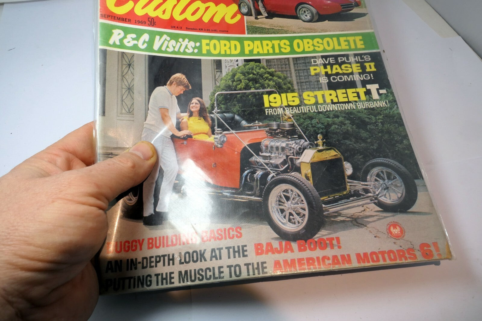 Rod & Custom Magazine December 1969 " 1915 Street T"