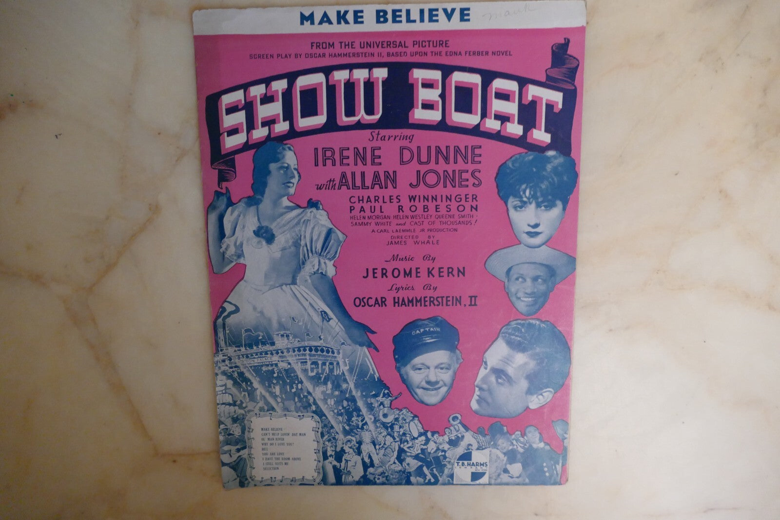 Make Believe 1927 by Jerome Kern and Oscar Hammerstein 2nd from "Show Boat"