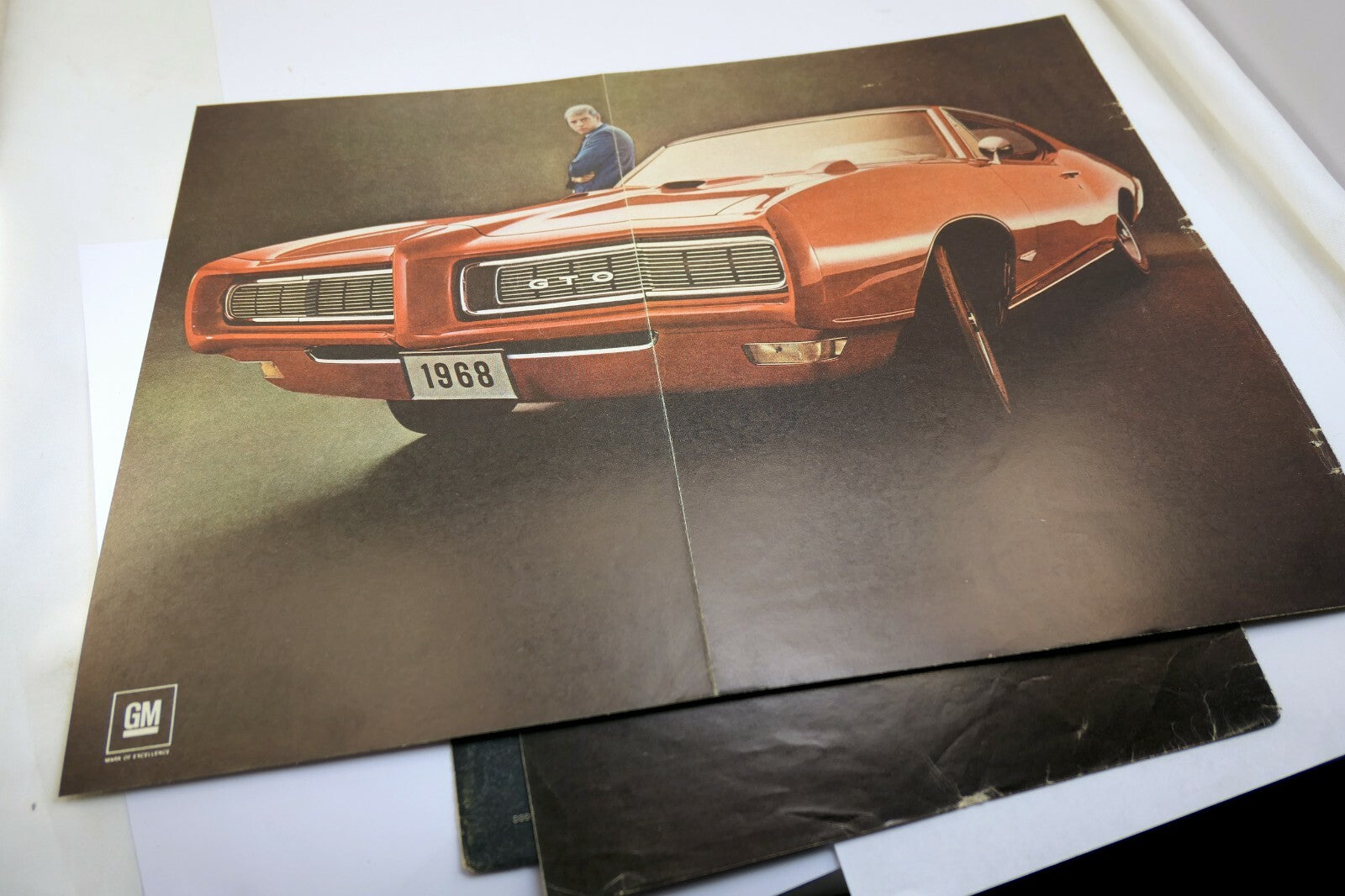 1968 Pontiac GTO 455 original magazine foldout ad advertisement Hot Rod