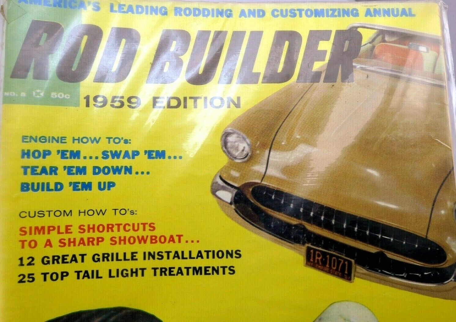 Rod builder magazine 1959 step by step how to engine swap build 'em hop "em tear