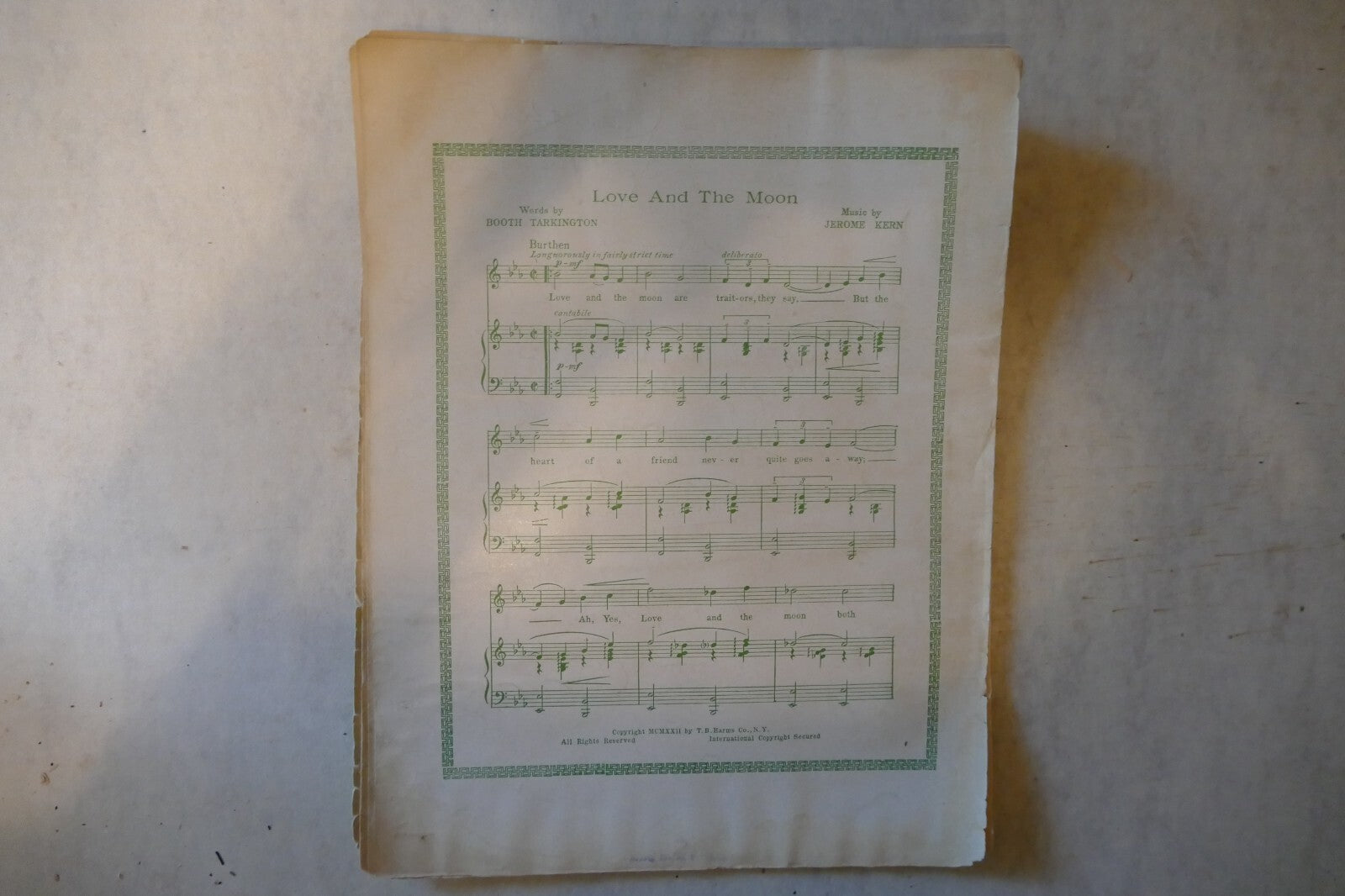 The Stepping Stones musical collection, 1924, by Anne Caldwell and Jerome Kern