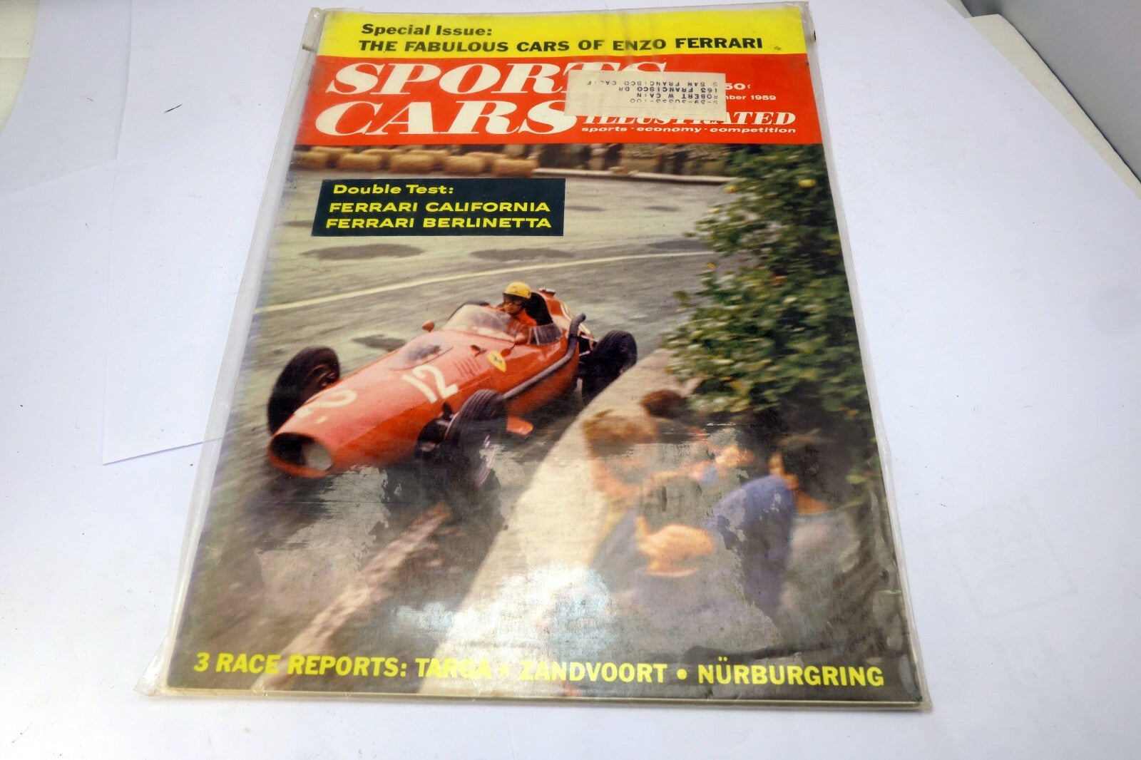 Sports Cars Illustrated Magazine November 1959 Ferrari California Berlinetta