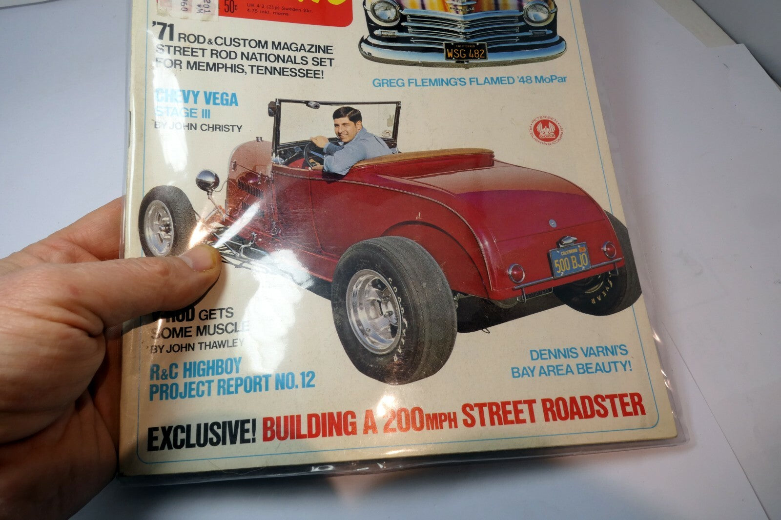 Rod & Custom Magazine March 1971 "'Street Rod of the Year winner"