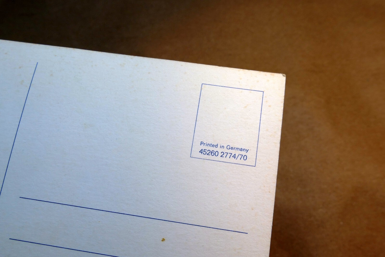 Lufthansa 747 Logo Airlines Airplane Blue Sky flying  Postcard Unposted