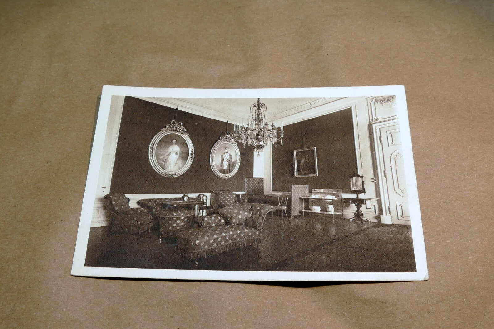 Wien - Schönbrunn Schloss Castle interior postcard Austria 1930's  - unposted