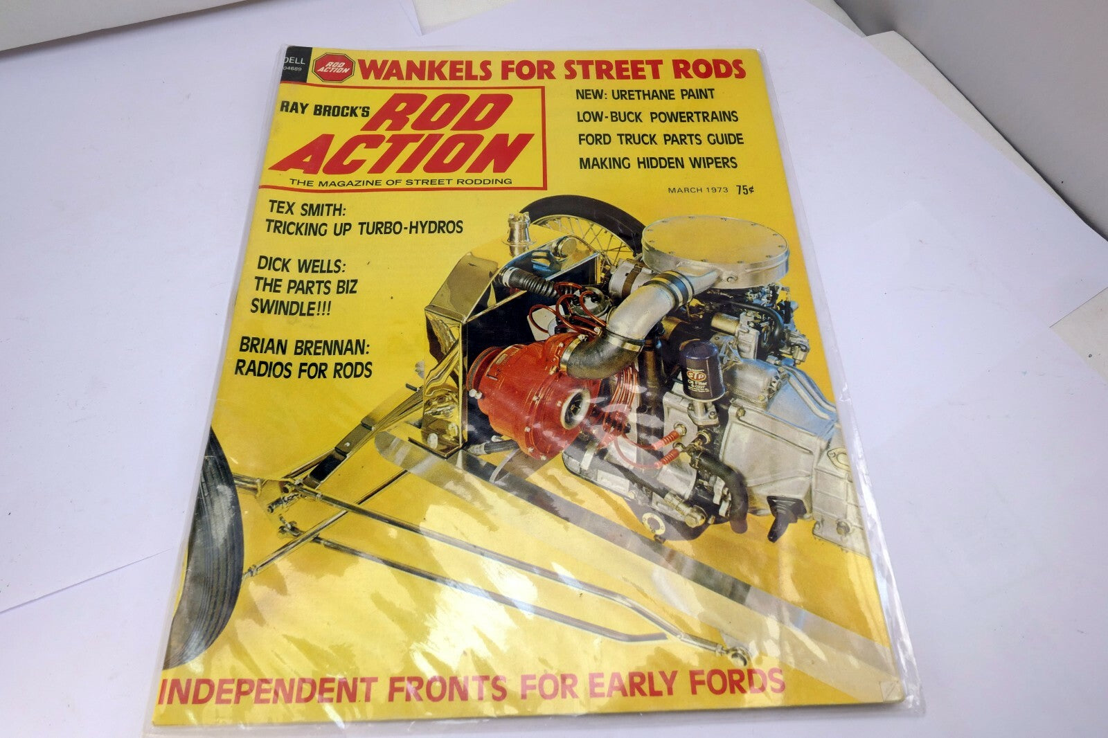 ROD Action Magazine March 1973 Wankers for Street Rods Turbo-Hydros