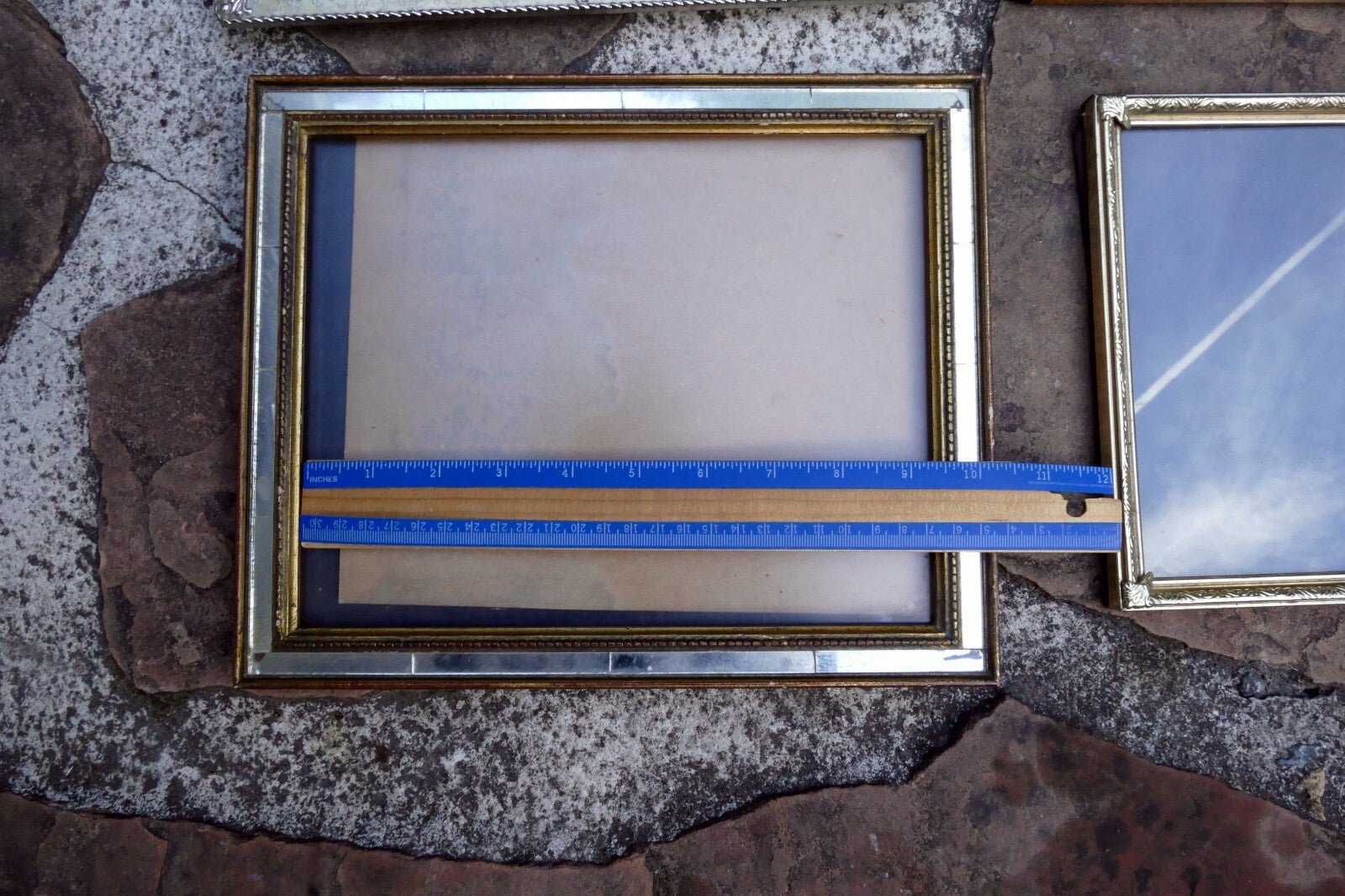 Pack of 4 Four Metal Brass Picture Portrait Frame 8X10" Art Photo Mixed lot