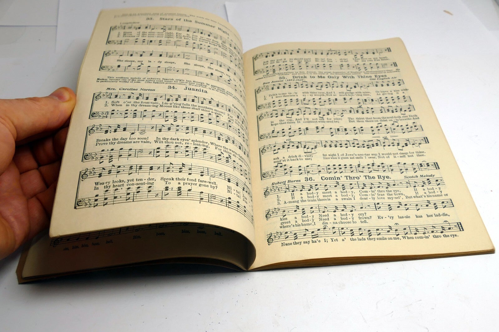 Antique "I Hear America Singing" Twice 55 Community Songs 1919 Music sheet book