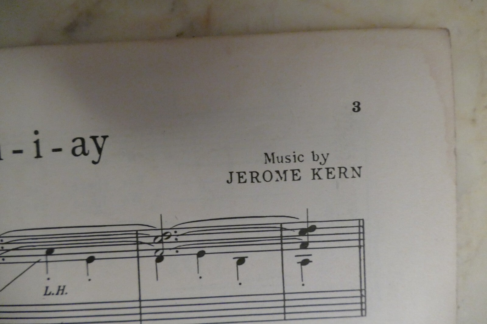 Californ-I-Ay 1944 by Jerome Kern and E. Y. Harburg from "Can't Help Singing"