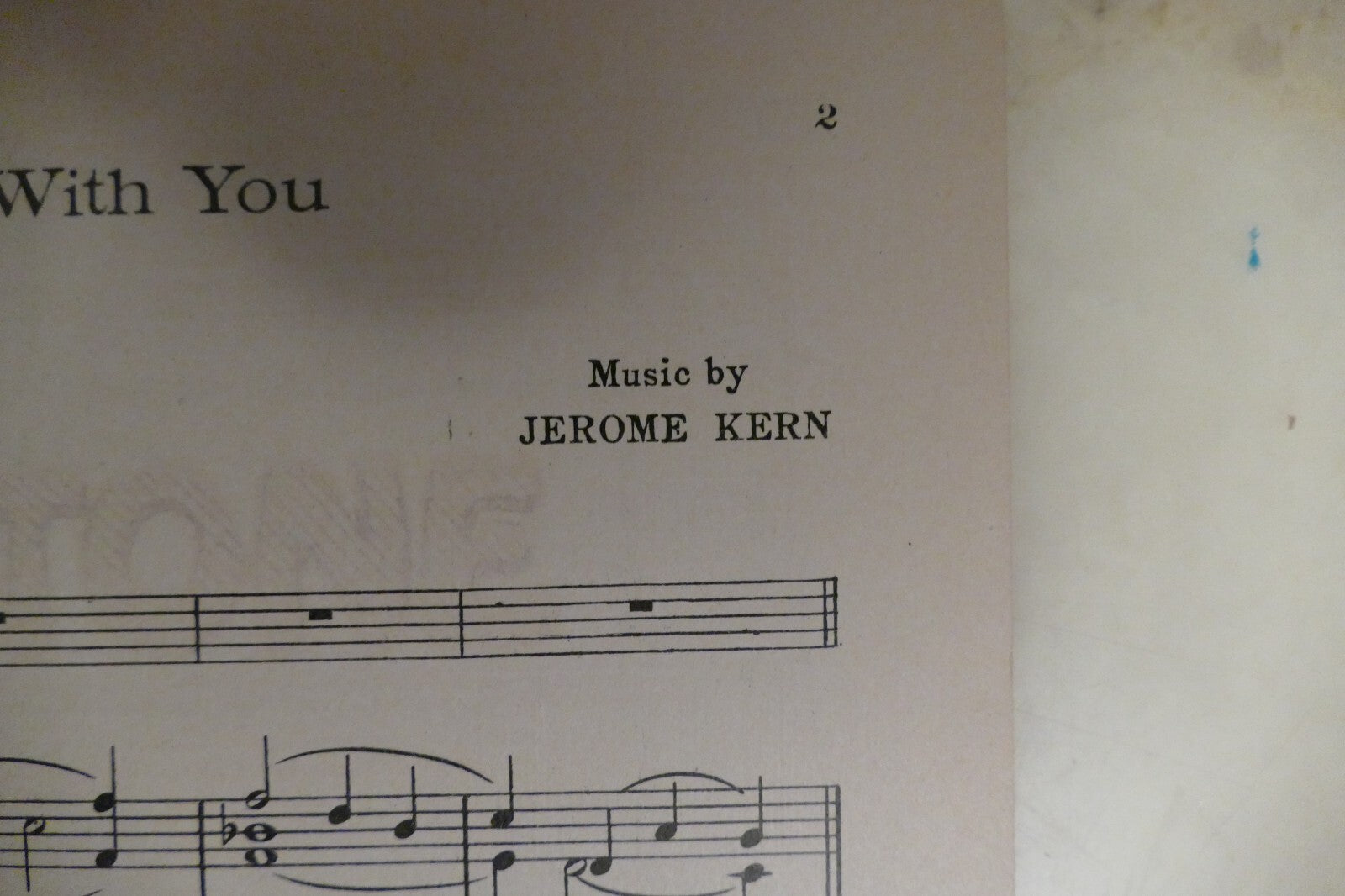 In Araby With You 1926 by Jerome Kern from "Criss-Cross" musical