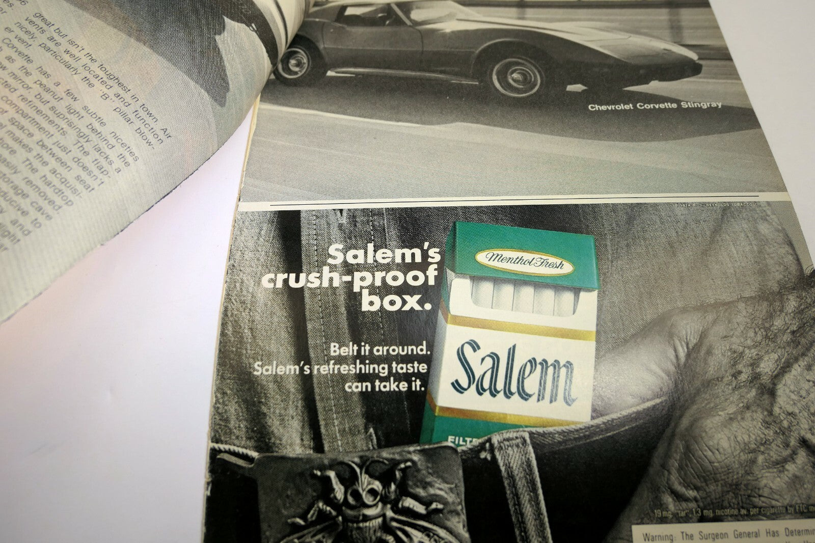 2974 Corvette , Camaro and Firebird Comparison Road Test Magazine clippings