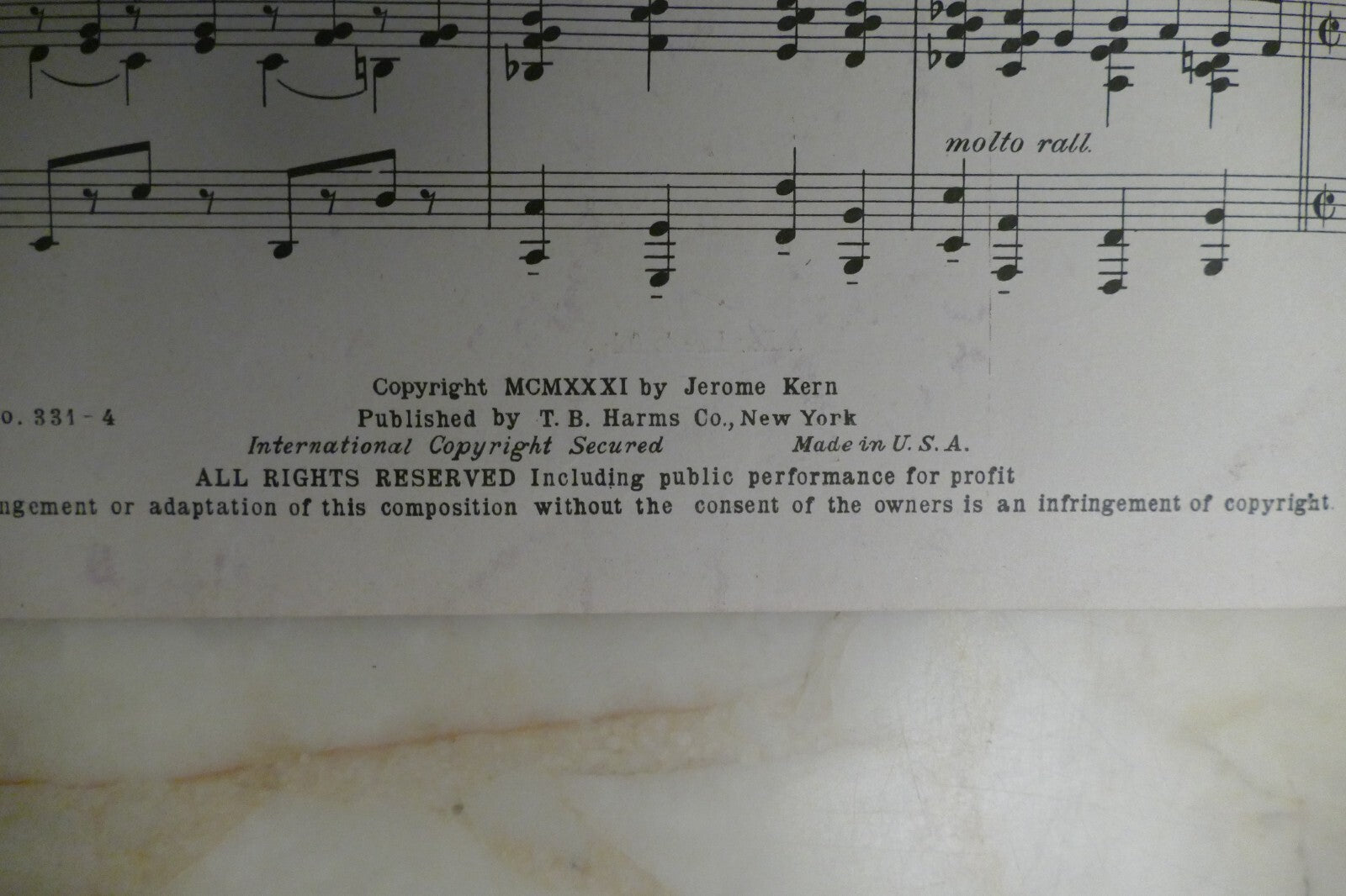 One Moment Alone 1931 by Jerome Kern from The Cat And The Fiddle