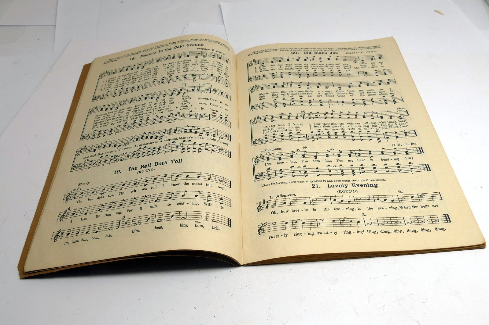Antique "I Hear America Singing" Twice 55 Community Songs 1919 Music sheet book
