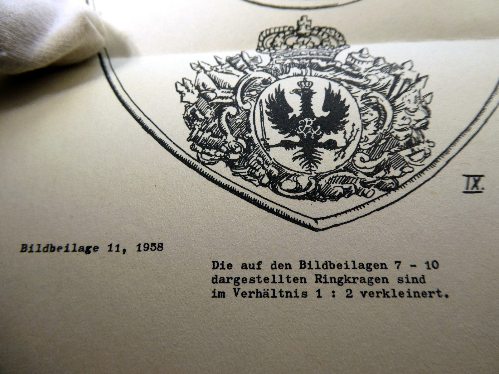 Bildbeilage vintage military war insignia germany prussia
