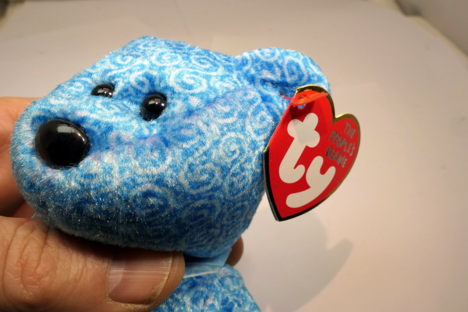 TY Beanie Babies "Classy" Bear 2001 Teddy Bear 8" new unused with tag People's