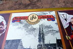 German Tin Box Schumann Nürnberger Burg Lebkuchen 12X15X5" large knight metal