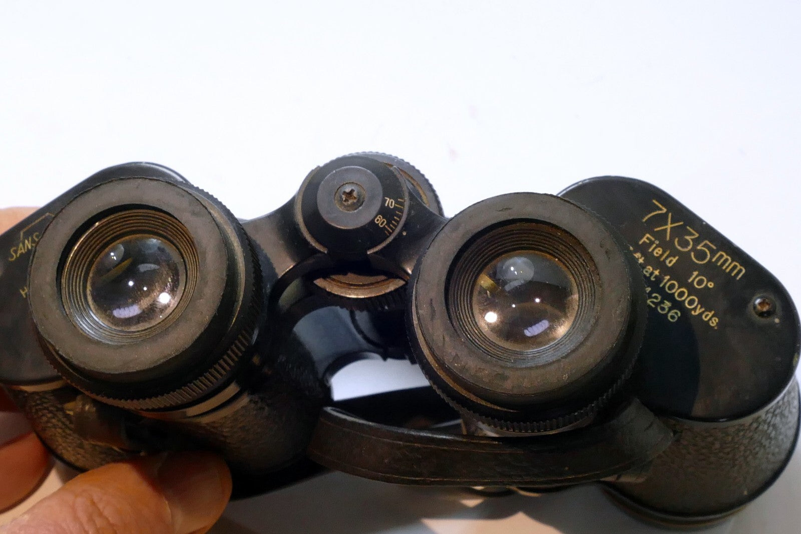 Sans & Streiffe 7X35 Field 10 Binoculars #801 HUNTER W/Case
