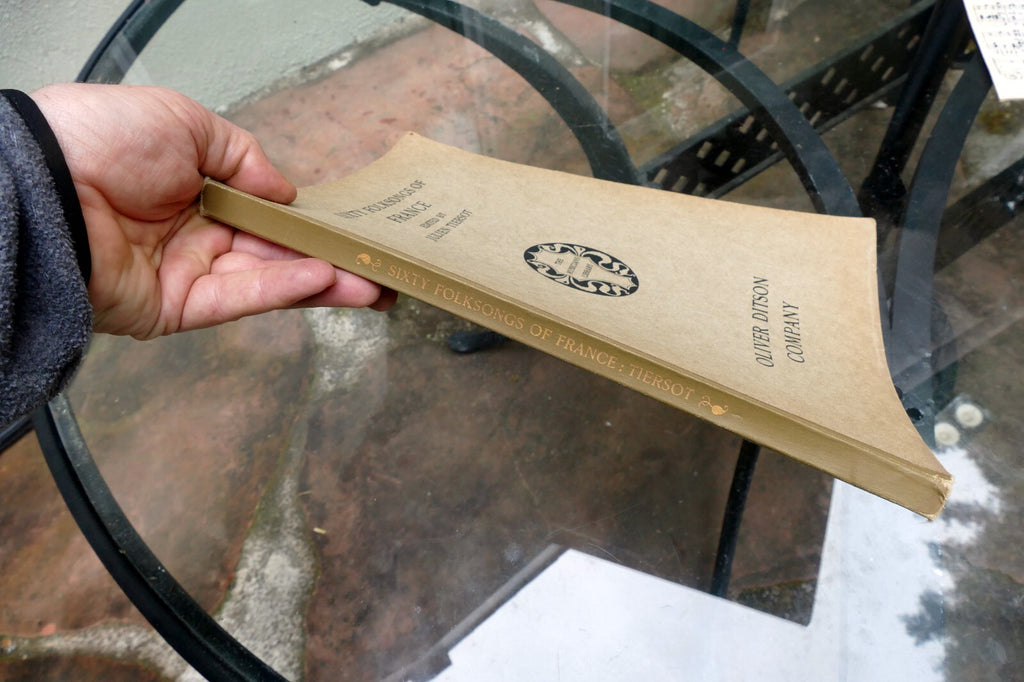 Sixty France Folk-Songs sheet music edited J. Tiersot  1915 Boston USA