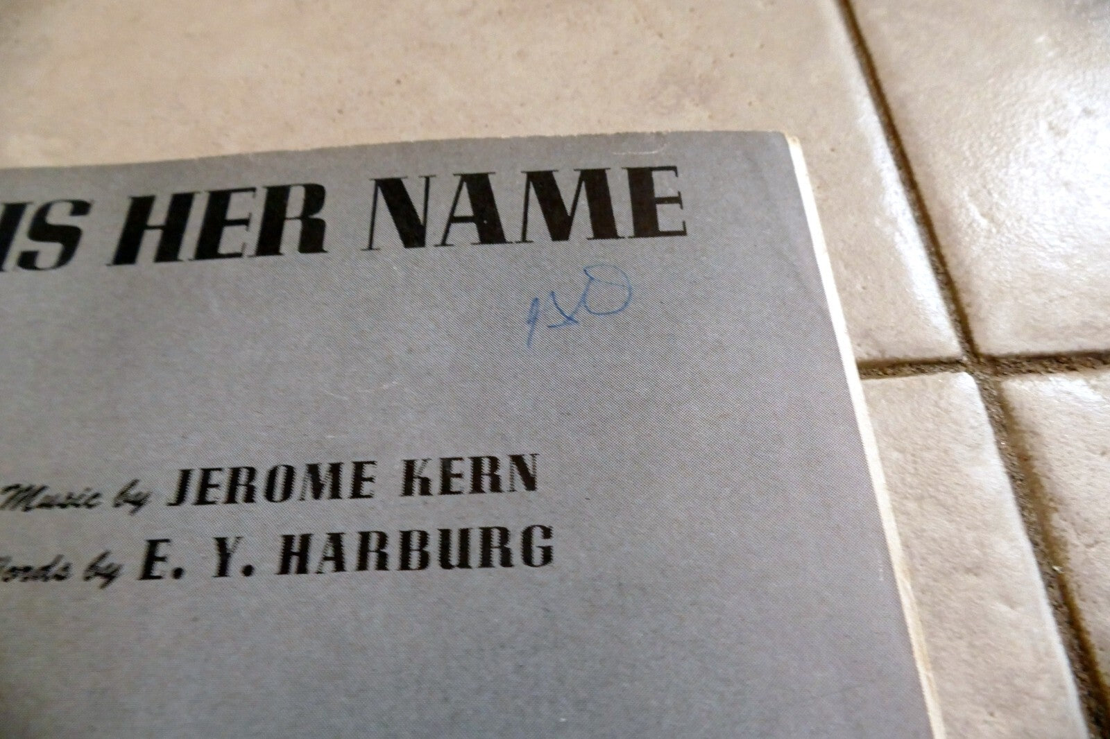 1943 "And Russia Is Her Name" Jerome Kern Sheet Music Red Star Plow WW II Mother