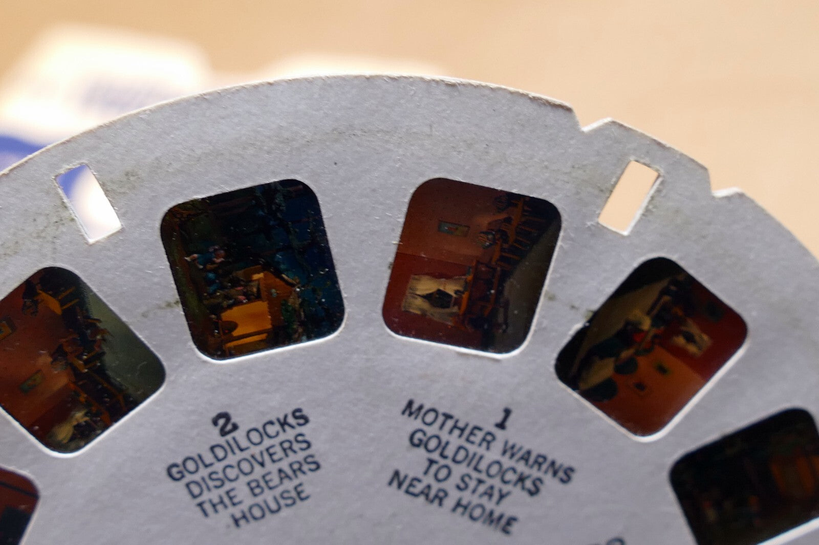 View Master Mattel Fisher Price Disc FT.6 Goldilocks and Three Bears 1946