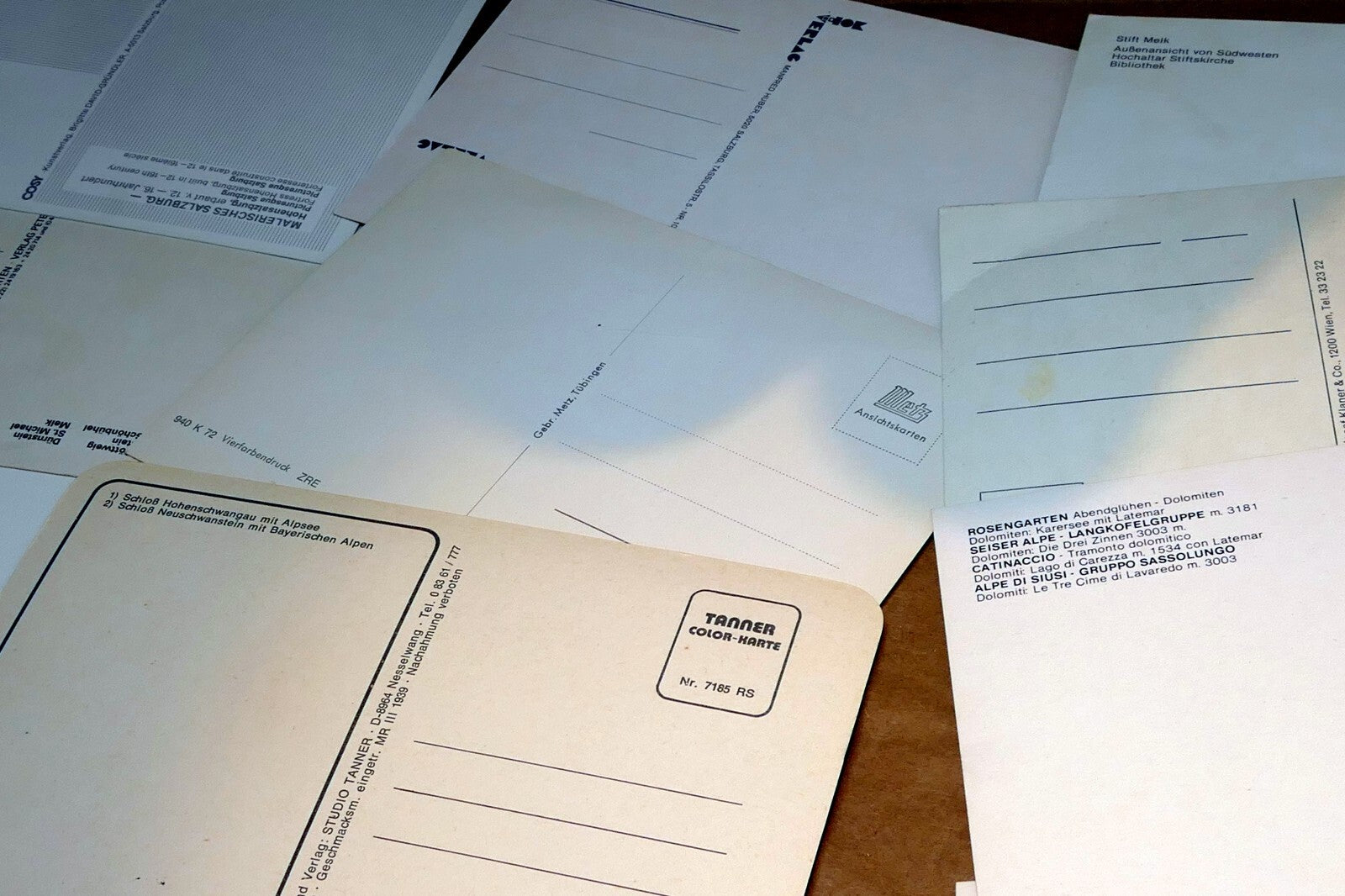 Germany Unposted Postcard Lot pack of 13 Landscapes Towns Castles 1980's