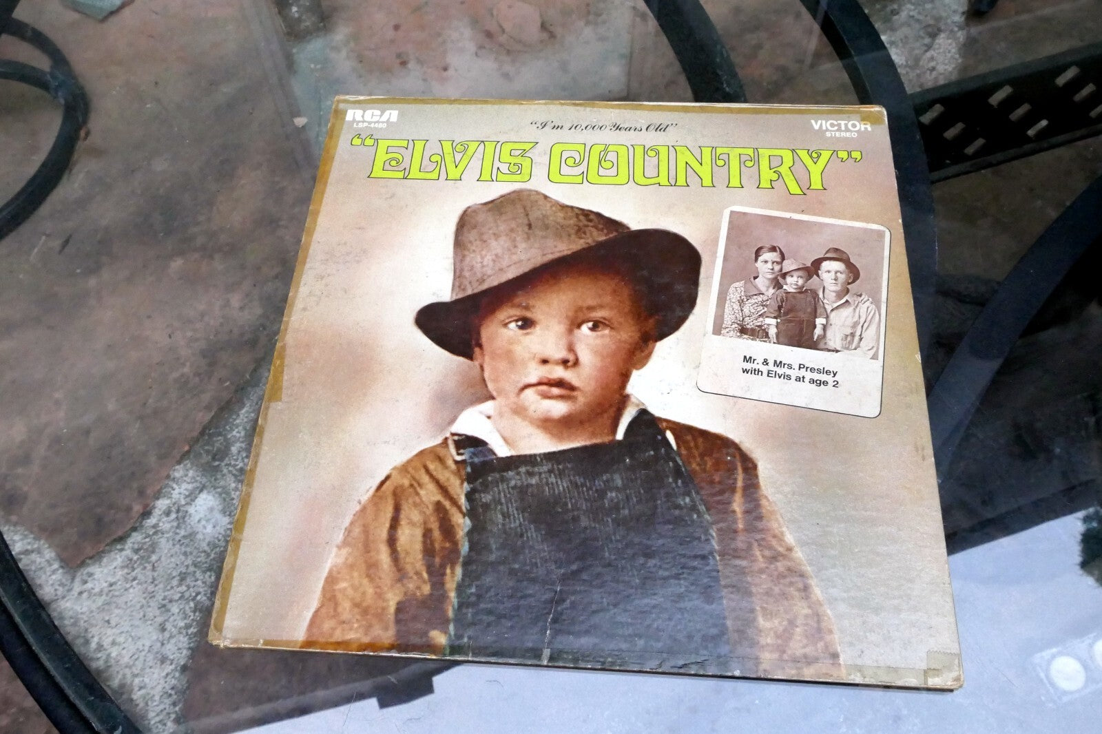1971 Elvis Presley Elvis Country LSP-4460 - ALBUM ART COVER ONLY