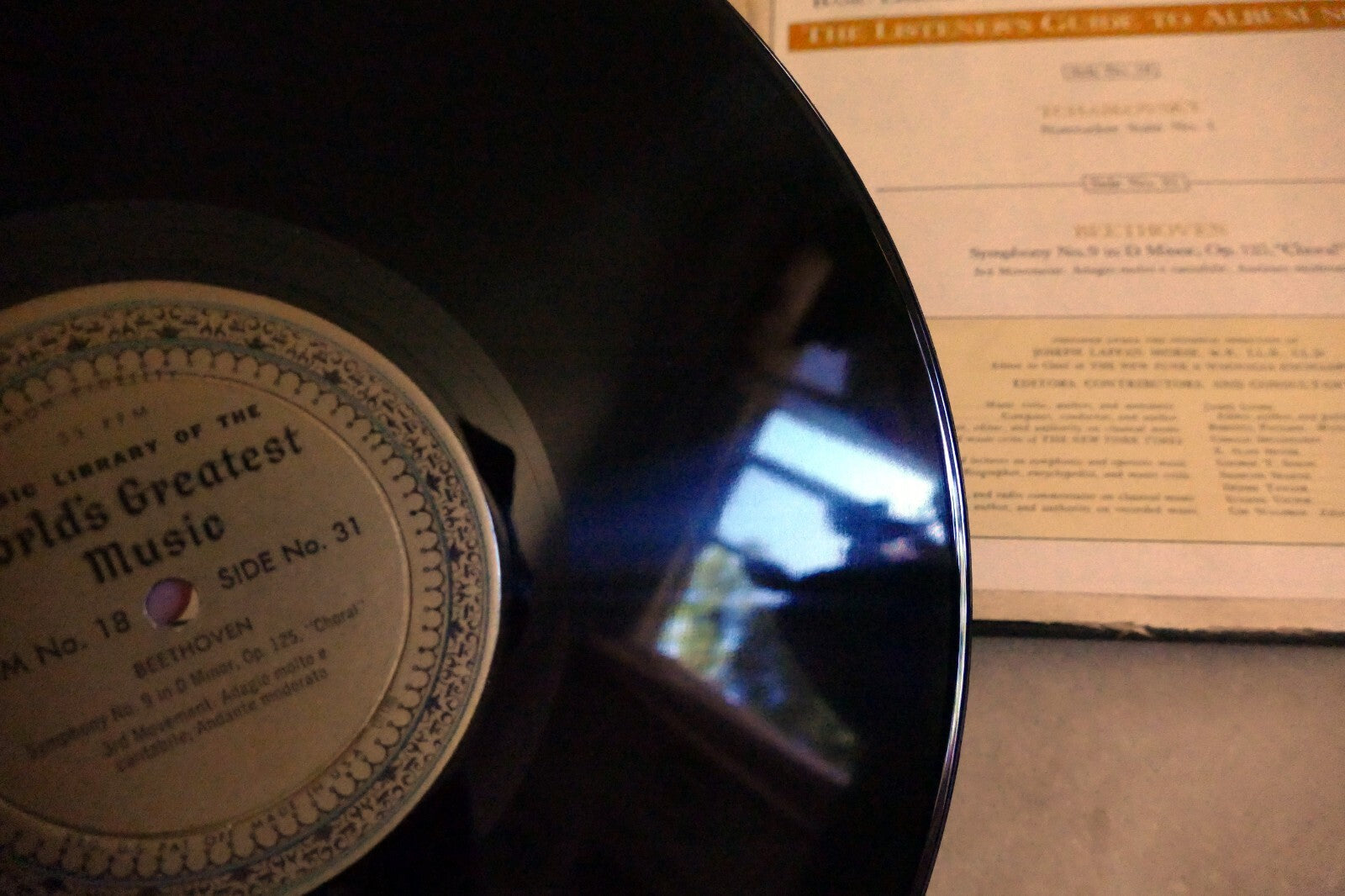 Basic Library WORLDS GREATEST Music 1958 LP Tchaikovsky Beethoven Album No 18
