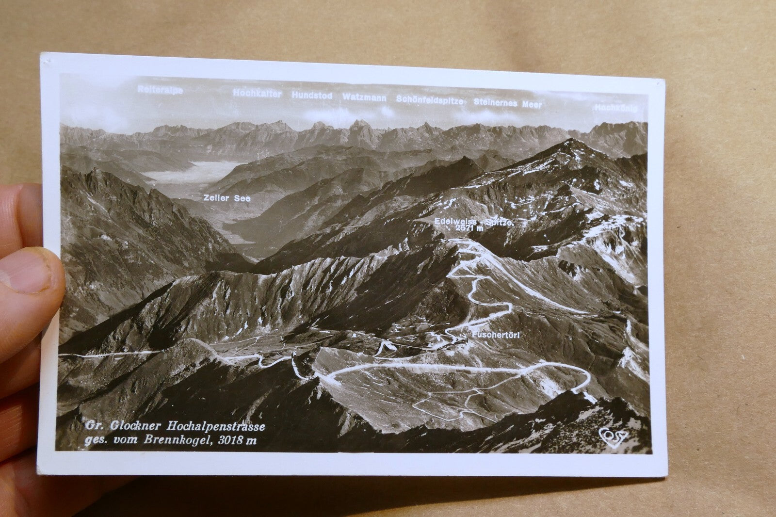 Großglockner - Gr. Glockner Brennkogel Alpine Road postcard Austria - unposted