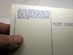 Post Card Washington's Mansion Mt. Vernon VA 134 unposted 1940's Linen house